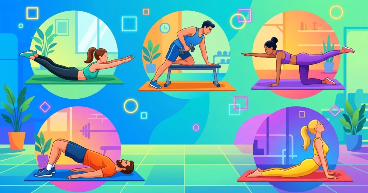 Top 5 exerciții eficiente pentru mușchii spatelui