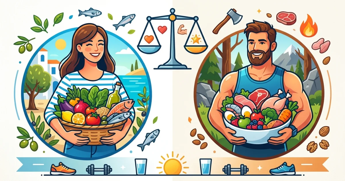De la mediteraneeană la paleo: ghidul tău de diete